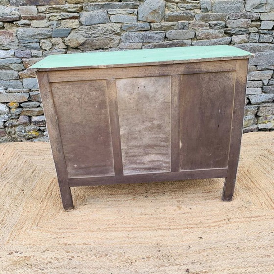 Image 1 of Buffet parisien vert et blanc