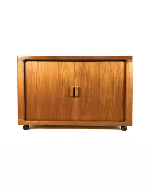 Vintage teak TV cabinet/audio furniture, Dyrlund '80