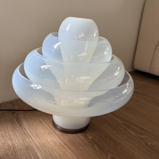 Lotus table lamp by Carlo Nason for Mazzega