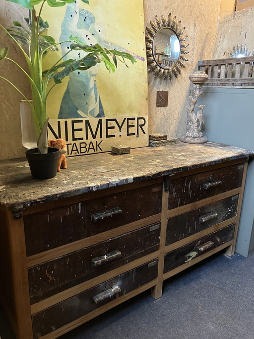 Industriële werkbank - werktafel - werkkast