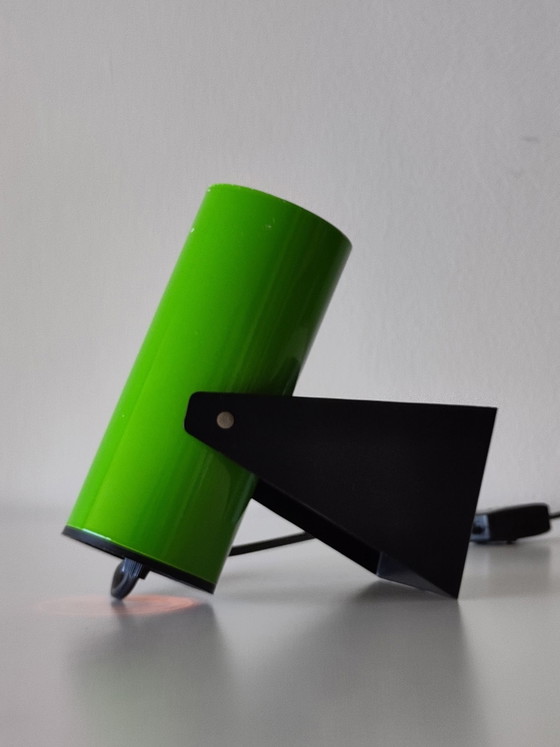 Space Age green lamp, Wall lights, Metal (photo 7 of 11)