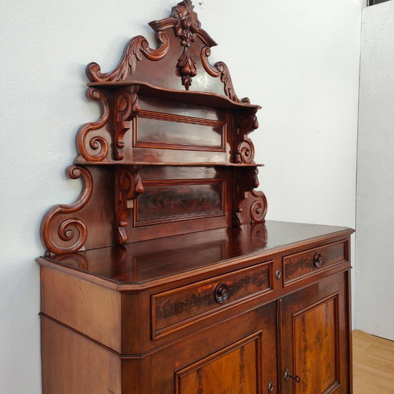 Image 1 of Antique brocante buffet cabinet sideboard cabinet cupboard