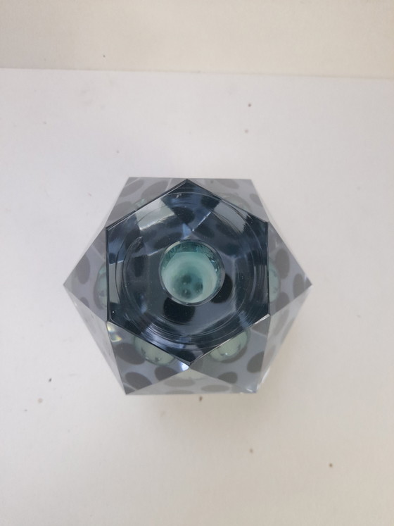 Image 1 of Asta Strömberg faceted vase, signed