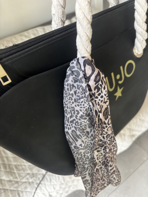 Borsa Nera Con Foulard Liu Jo – tote tassen, Cotton, Metal (photo 2 of 13)