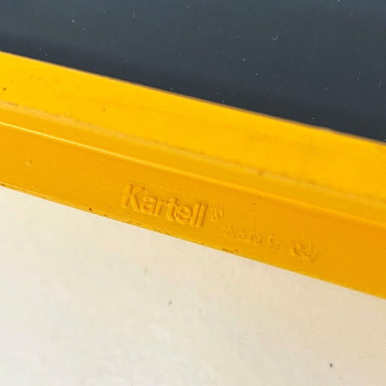 Specchio con Cornice Gialla di Anna Castelli Ferrieri per Kartell, anni '80 – Vetro, Plastica (photo 7 of 7)