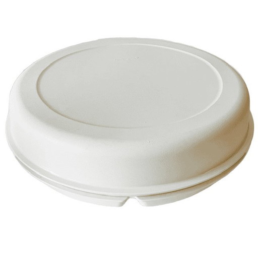 Piatto da portata vintage Tupperware per patatine e salsa, con coperchio e ciotolina per salsa, anni '80. (photo 2 of 8)