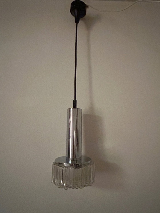 Image 1 of pair of Staff Leuchten bubble pendant lights 
