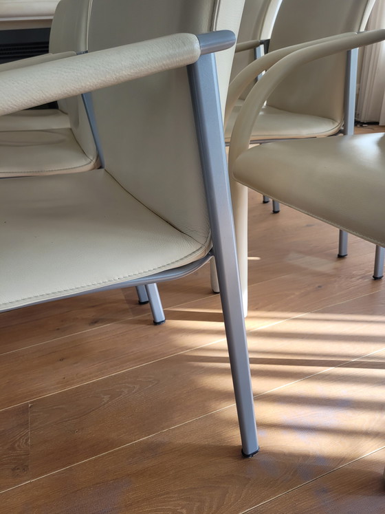 Image 1 of 6x eetkamerstoelen  Leolux Cimaronne