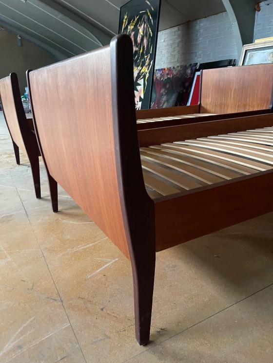 Image 1 of 1970’s Vintage Deens design bedframes