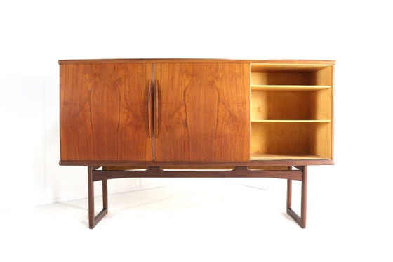 Image 1 of  Vamo Sønderborg highboard attr. Arne Vodder | 194 cm vintage Deens design