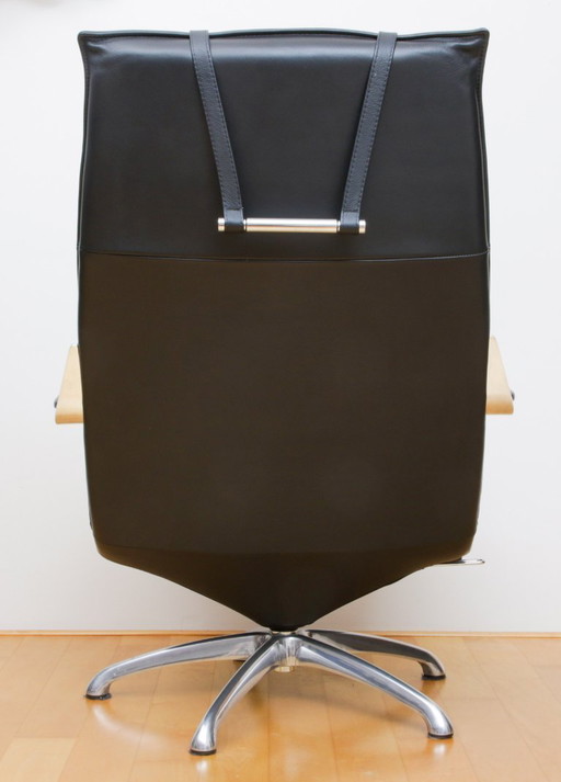 Smile armchair with footstool from Berg Furniture Denmark