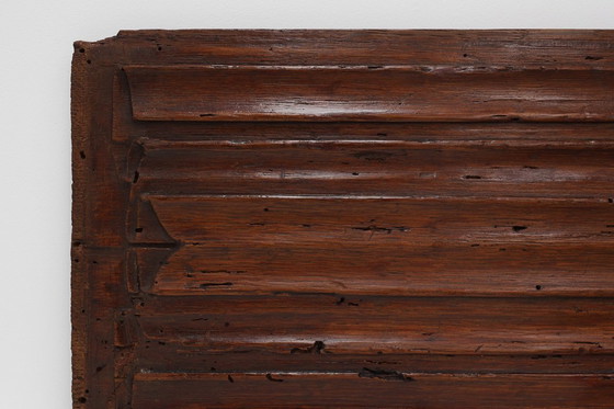 Image 1 of 16th Century oak carved Gothic Panel, Belgium