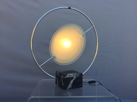 Image 1 of LUCIEN GAU LAMPE SATURNE VINTAGE