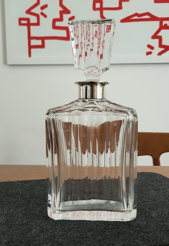 Image 1 of Carafe avec support en argent