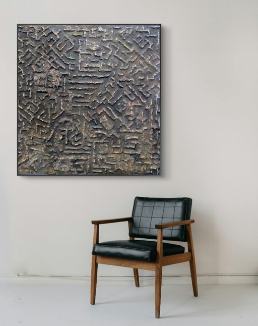 The Mysterious Maze – Uniek Schilderij / Wandobject