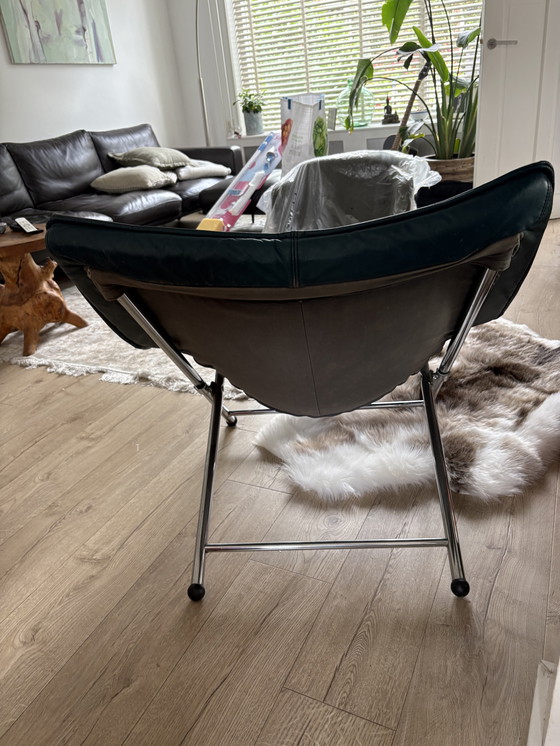 Image 1 of Teun van Zanten pour le fauteuil en cuir Molinari