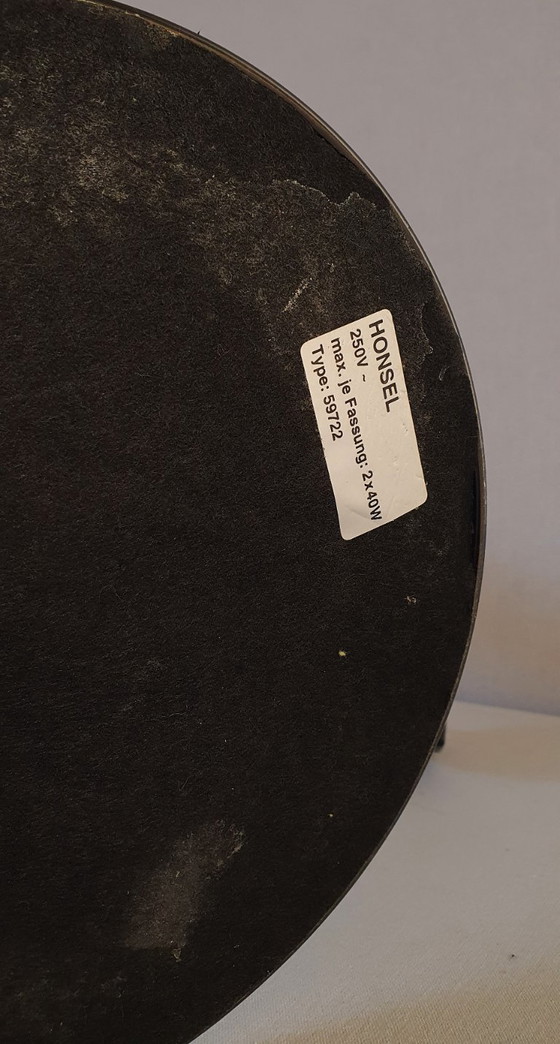 Image 1 of Honsel Leuchten - Lampe de table de style Bauhaus/Art-Déco