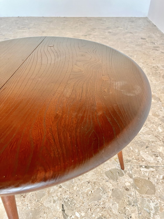 Image 1 of 1x Table basse à abattants Ercol modèle 308 en orme et hêtre, années 1960