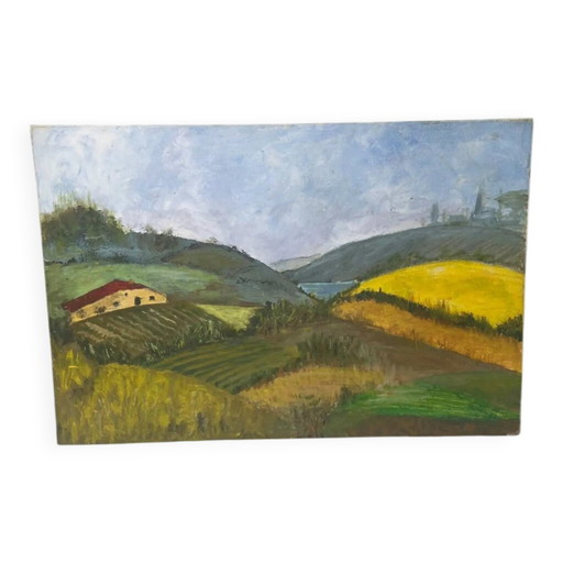 Oil on canvas “Gers Hills”