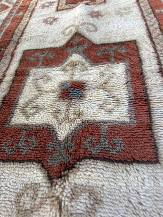 Image 1 of Vintage Moroccan/Anatolian style pure virgin wool rug 85x150 cm