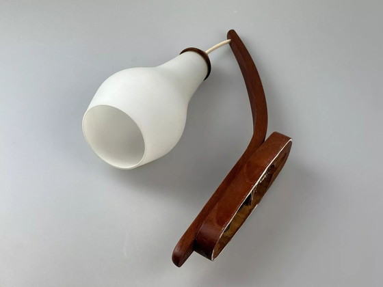 Image 1 of 60's 70's Lampe Teck Lampe murale Uno & Östen Kristiansson for Luxus