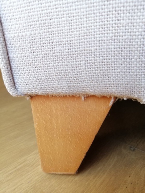 Image 1 of Donghia Easy chair met Ottoman/poef, model Rodrigo