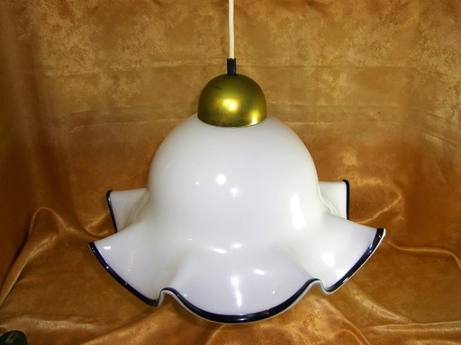 Mid Century Murano Glass Pendant Light, Peil and Putzler, Germany 