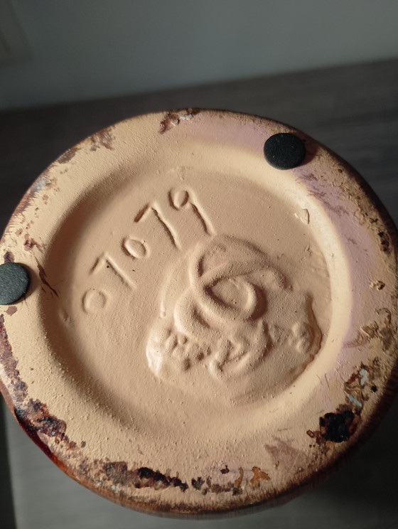 Image 1 of CARSTENS TONNIESHOF 7079 vase, Xenia luxury series, designed by Gerda Heuckeroth, with the interlocking 2 Cs logo, Germany