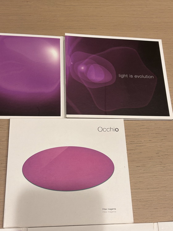 Image 1 of Occhio plafondspots - set van 3 verstelbare designlampen  chroom 