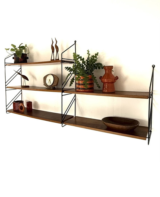 Image 1 of Vintage XL wall rack, WHB Germany '60