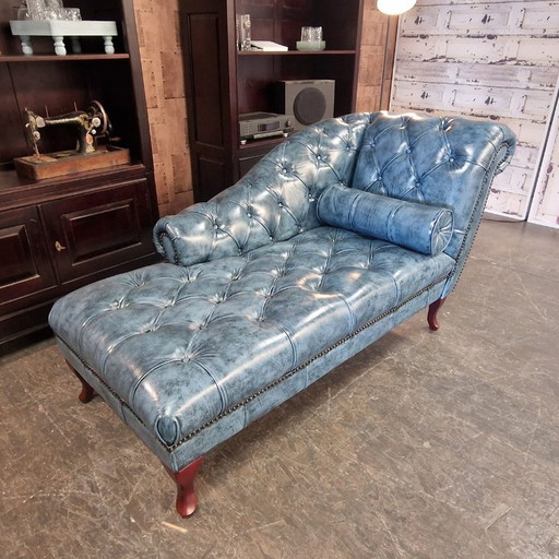 Chesterfield Daybed - Antik Blau