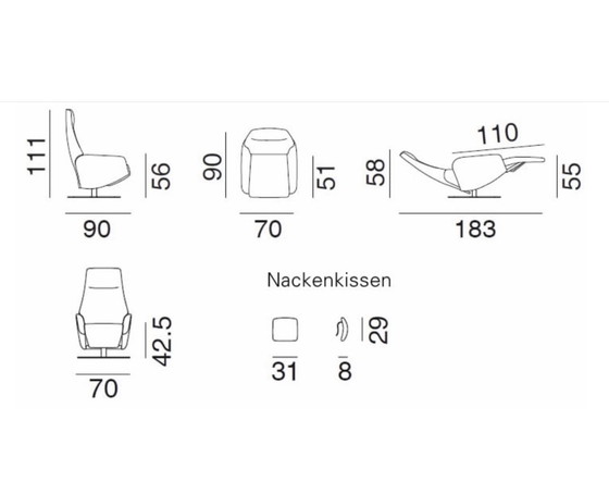 Image 1 of Fsm Skye Recliner mit Batterie