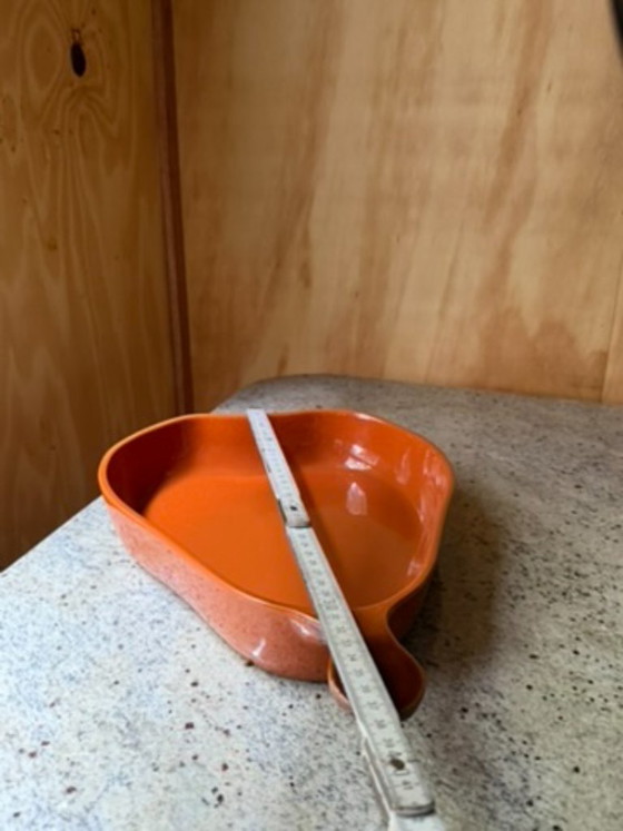 Vintage BCI Bretagne France Pear Shaped Baking Dish - Burnt Orange Glazed Ceramic - French Country Kitchen (photo 11 of 19)