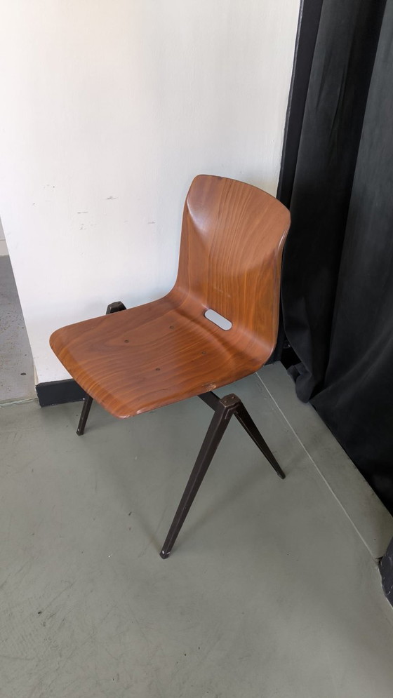 Image 1 of Ensemble de 5 chaises de salle à manger vintage Galvanitas S22 Pagholz