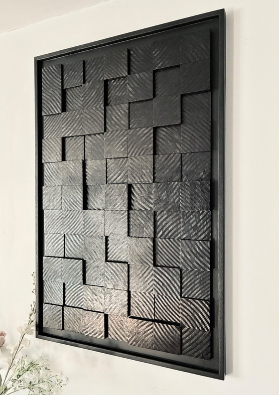 Image 1 of Dark Matter - Straw Marquetry