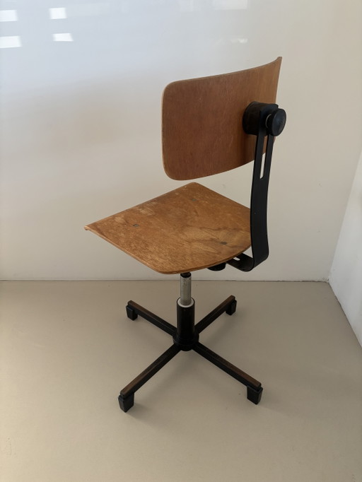 Auténtica silla de dibujo industrial danesa original de Bøhmer de los años 60-70.