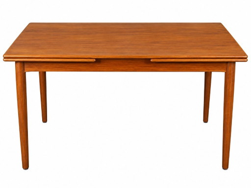 60s 70s Teak Dining Table extendable Made in Denmark Danish