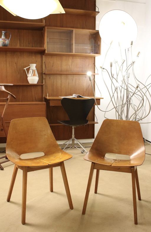 Pair of Amsterdam chairs by Pierre Guariche