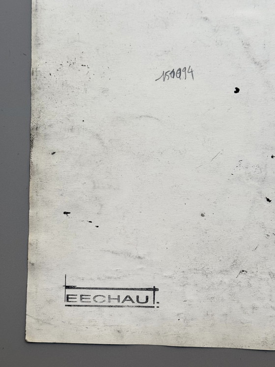 Image 1 of Eugène Eechaut (1928-2019) - Ink Landscape, 1994