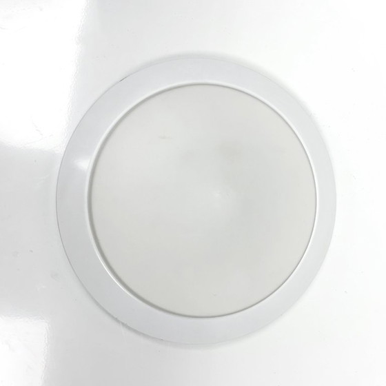 1980s Bahag Round Ceiling Light Made of Glass and Metal (photo 3 of 10)