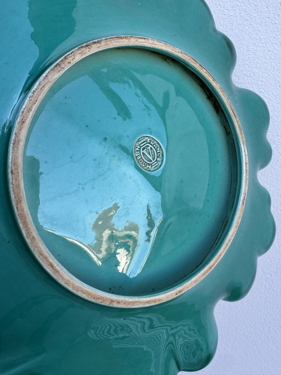 Piatto Foglia Verde Verceram Anni '50 – Oggetti decorativi, Ceramic (photo 7 of 12)