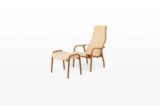 Set Lamino Sessel und Ottoman von Yngve Ekström für Swedese, 1950er Jahre – Wool, Cotton, Scandinavian (photo 15 of 15)