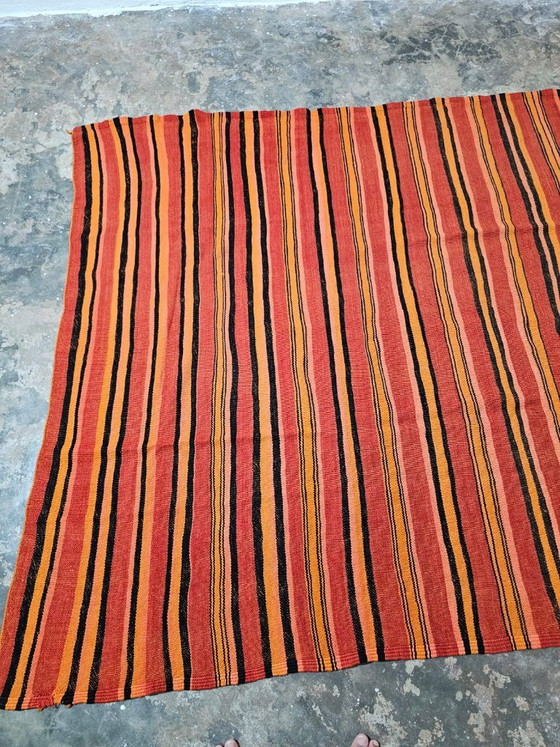 Vintage Berber Kilim Rug, 1990s, Unique Piece, 250cm x 174cm – Rugs & carpets, Wool (photo 4 of 7)