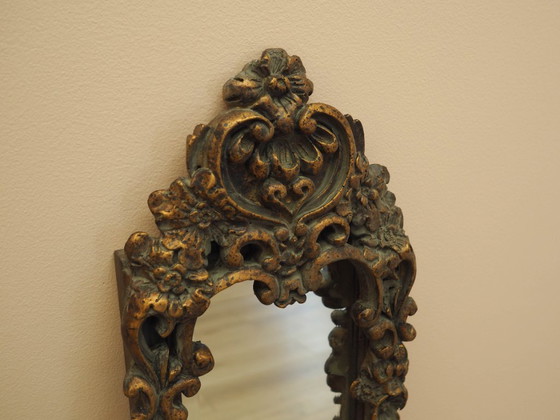 Image 1 of Mirror in a wooden frame, Italian design, 1960s, manufactured in Italy