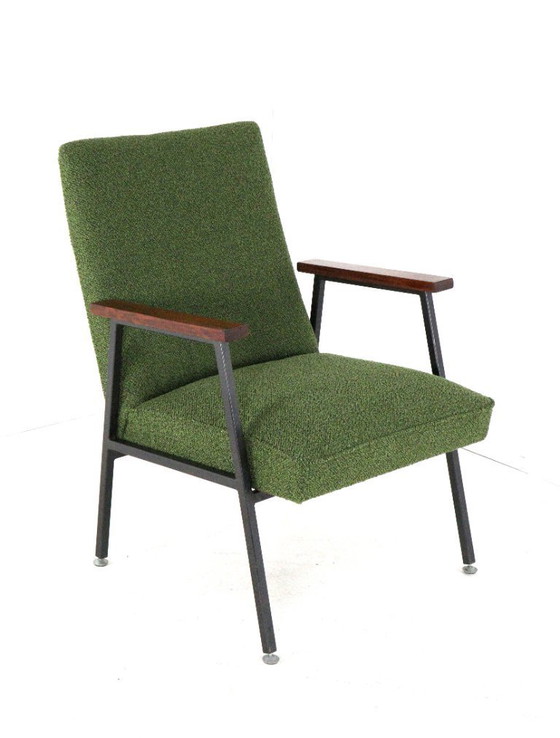 Image 1 of Gispen fauteuil vintage stoel nieuw gestoffeerd