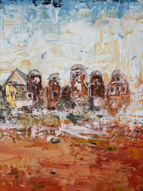 Amsterdam and Chet, 152x100 cm, mixed media – Paintings & Drawings, Canvas (photo 4 of 7)