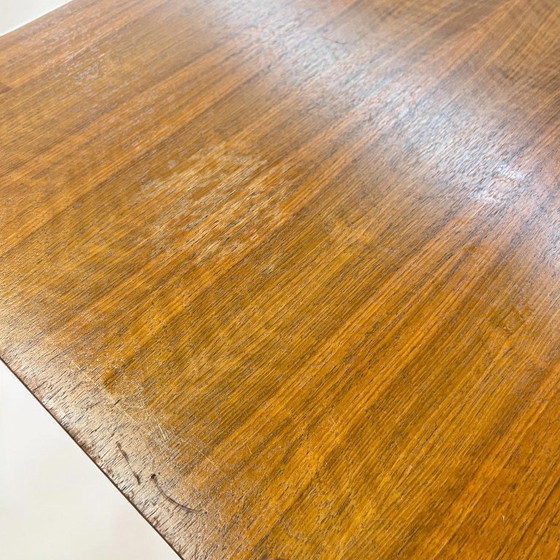 Image 1 of TV stand, wooden table for record player with wheels, made in Germany in the 1960s-1970s