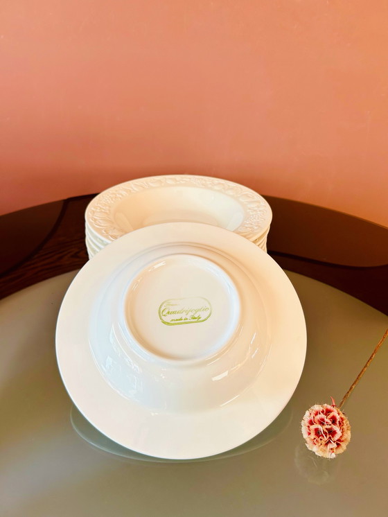 Image 1 of SET DI 7 PIATTI FONDI QUDROFOGLIO