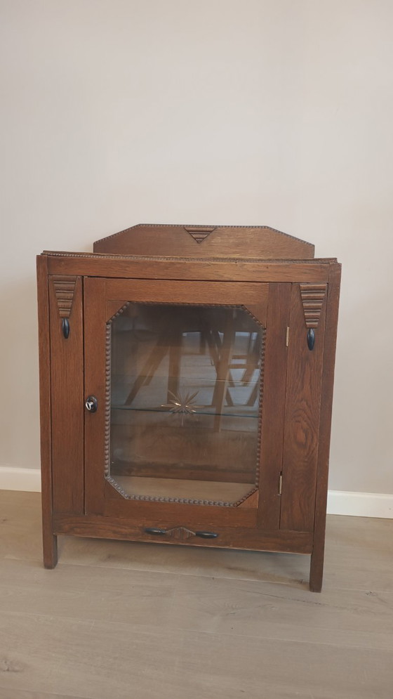 Image 1 of Vetrina da tè Art Déco della scuola di Amsterdam