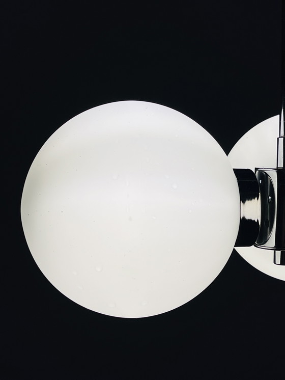 Image 1 of Vintage chrome chandelier